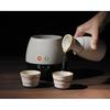 Tabletop water bath sake warmer drinking master 1-go tokkuricup