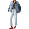 Levis Loose Casual Comfortable Simple Lapel Long Sleeve Denim Jacket Women jackets Light-Blue A1743-0144