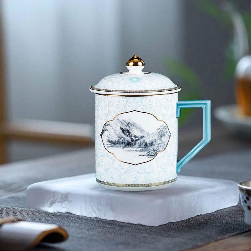 

Bone China Silk Road Dragon Cup