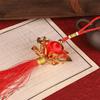 1pc Chinese Style Lotus Flower Lantern Pendant Red Tassel Hanging Decor New Year Indoor Outdoor Festive Ornament Home Decoration