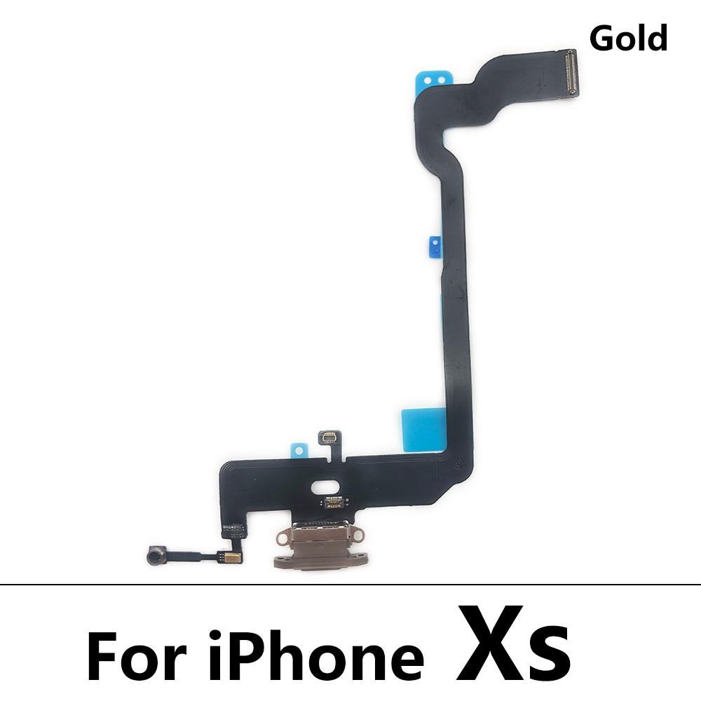Carte Connecteur Dock Chargeur USB Port de Charge Câble Flexible Avec Microphone Pour Iphone X XR XS Max Dock Chargeur Flexible