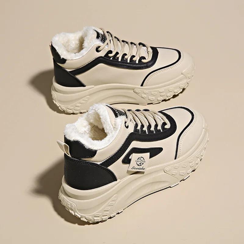 Výprodej Dámské módní boty na vysokém podpatku Dámské tenisky Trend Bílé ploché ležérní sportovní boty Dámské značkové běžecké boty