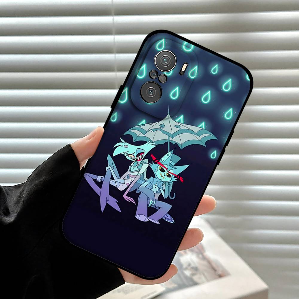 Anime H-hazbin Hotel Phone Case For Xiaomi Redmi 13 12 13 12C 14C Redmi Note 14 13 12 Pro Plus 12S 11S 11 10S Soft Cover