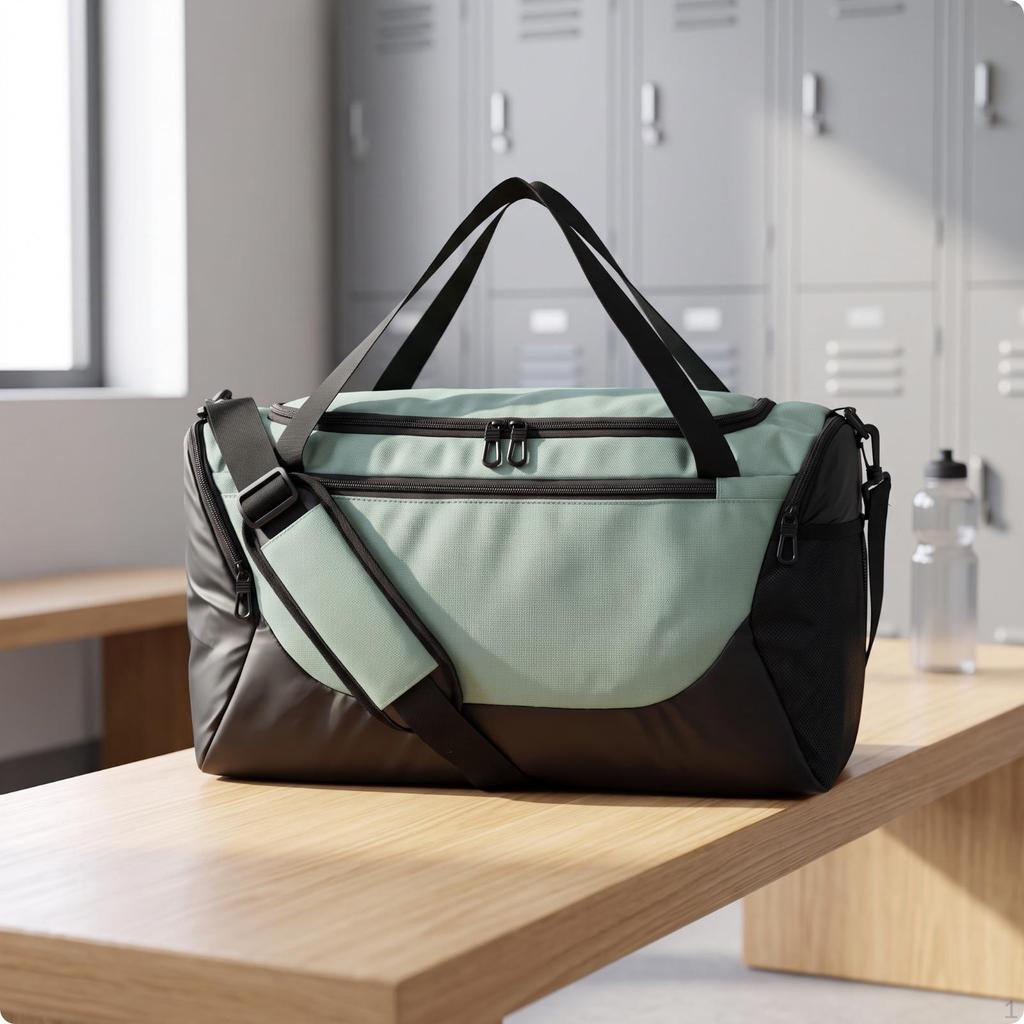 Water-Resistant Sports Duffel with Wet Dry Separation Large Bag