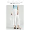 Maternity Skirt for Summer, Women's Mid-length Loose-fitting Slimming Flared Skirt with High Waist
