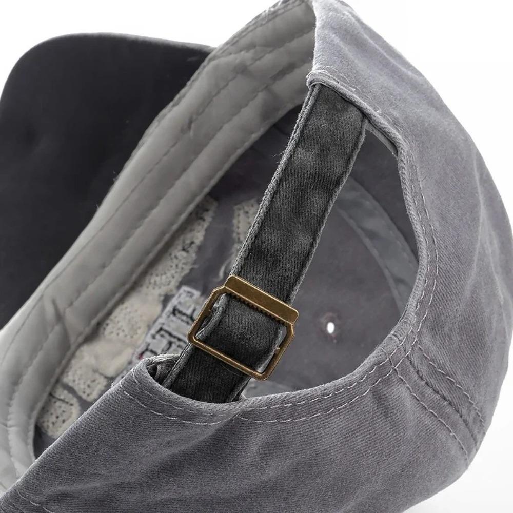 Retro Baseball Cap Washed Cotton Snapback Hat New Dad Hat  Gift