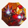 Disney Iron Man,Superhero,Technology High-Quality Umbrella, Eight-Rib Folding Design, Automatic Opening and Closing, Small, Stylish and Prac