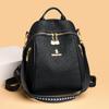 Schoolbag1011 Trend Hot Sale Embossed Backpack Leather Multifunctional Women's Backpack Bag Classic Black School Bag Spot