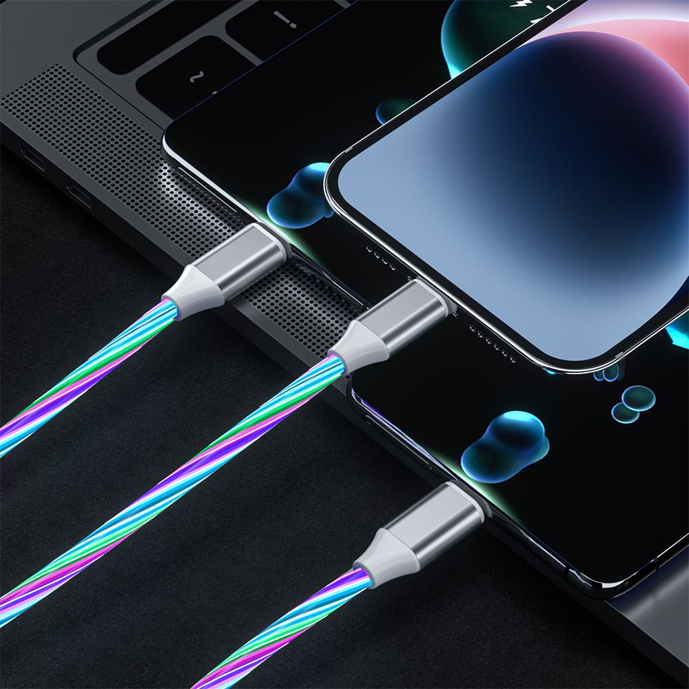 3in1 Data USB Cable for Phone Fast Charger Charging Cable