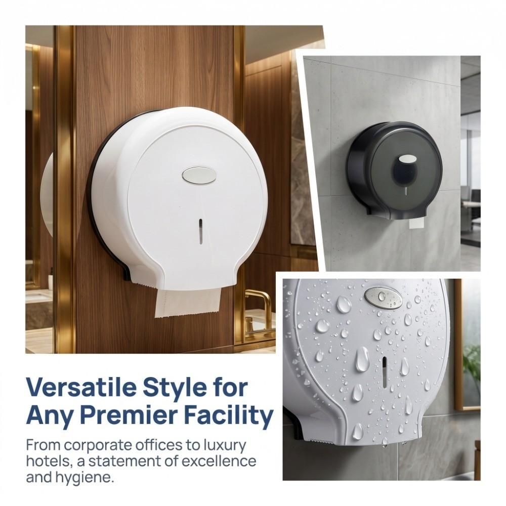 Plastic Toilet Paper Roll Dispenser Toilet Paper Dispenser  Bathroom Toilet Public Restroom