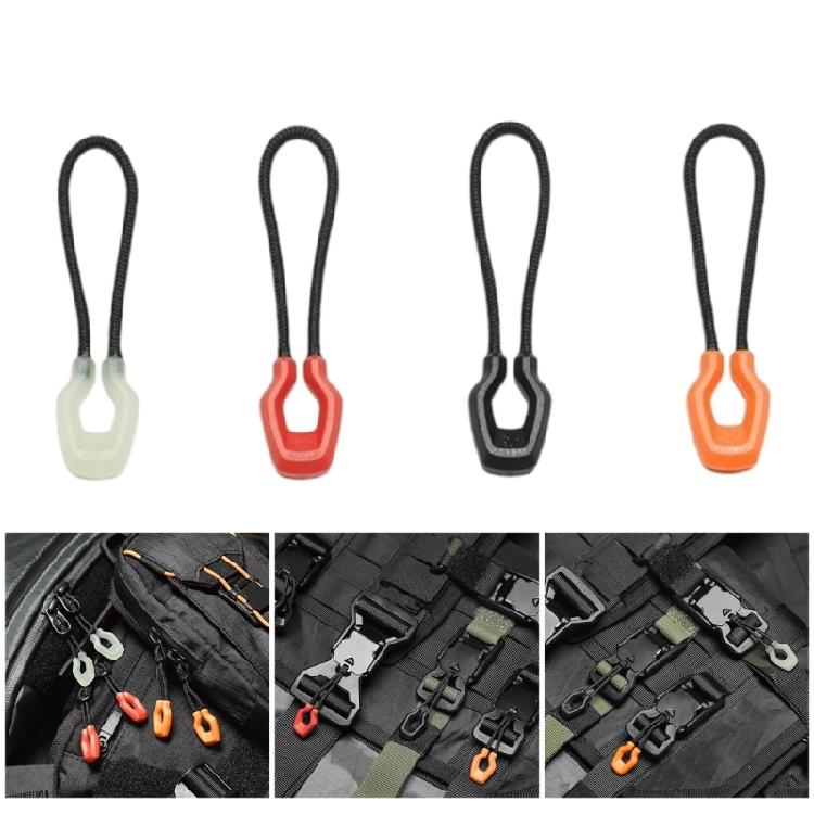 10pcs Mixcolor Zippers Pull Pullers Travels Bags Extend Pullers Outdoor Bags Rope Camping Gears Zippers Accessories