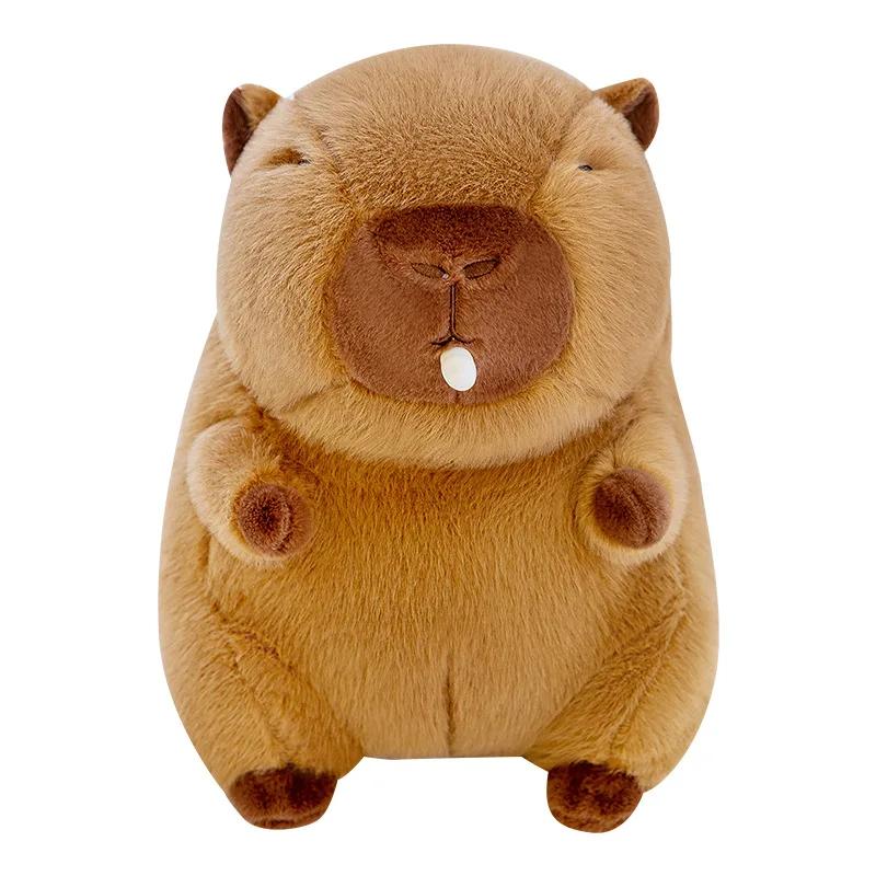 Süßes Capybara-Plüschtier mit dehnbarem Rotz K Simulation Tierplüsch Plüschtierpuppe Kindergeschenk Schildkröte Capybara Fruchtdol