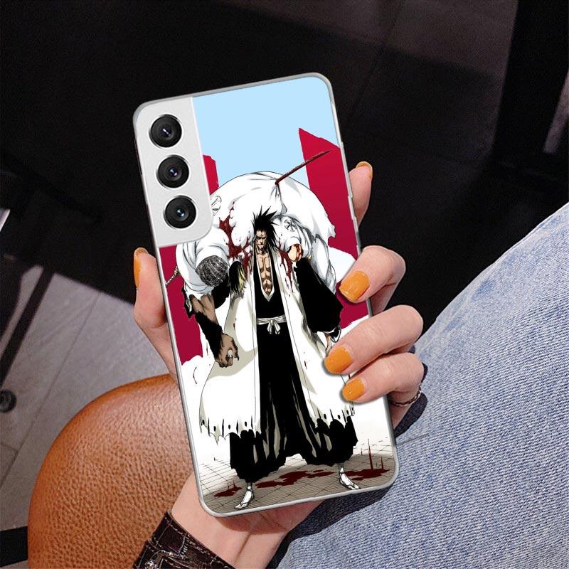 

Bleach Zaraki Kenpachi Phone Case For Samsung Galaxy S24 S25 Edge S26 Ultra S23 S22 S21 Plus S20 FE + Personalized Print Cover G Samsung S24 FE