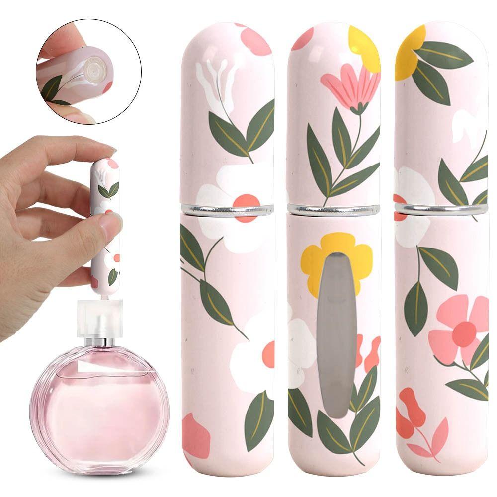 5ml Mini Perfume Bottle Empty Leak-proof Spray Rotating Bottle Refillable Empty Cosmetic Containers