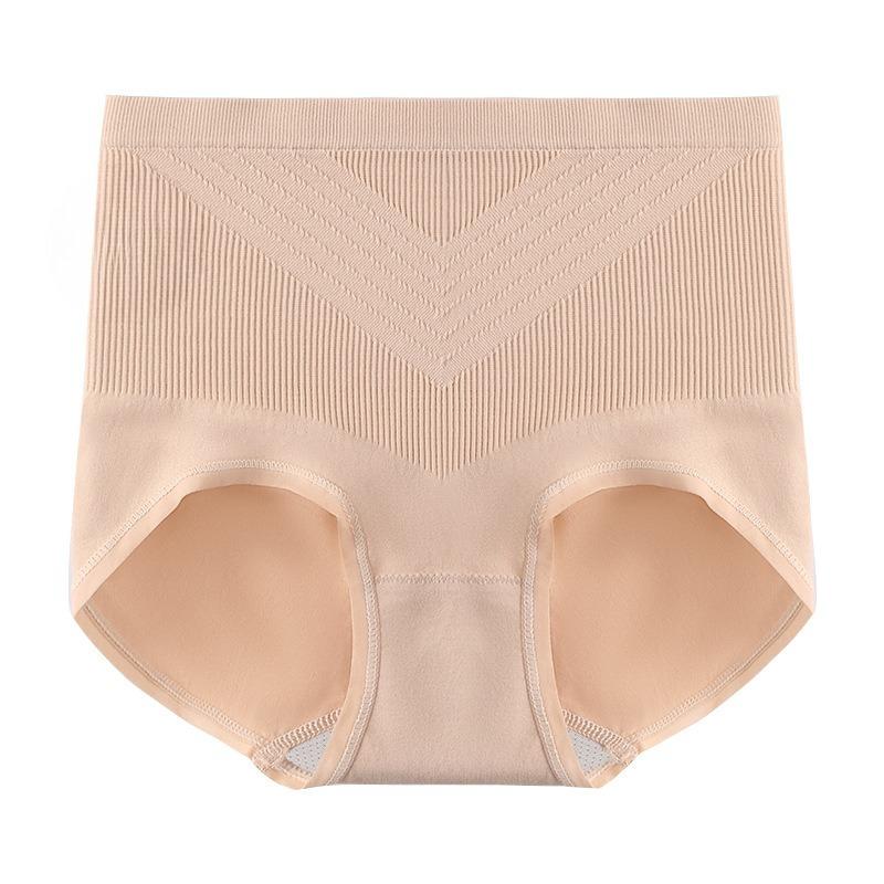 Slip a triangolo da donna estivi tinta unita 7A in seta di gelso antibatterici a vita alta per comfort addominale a contatto con la pelle