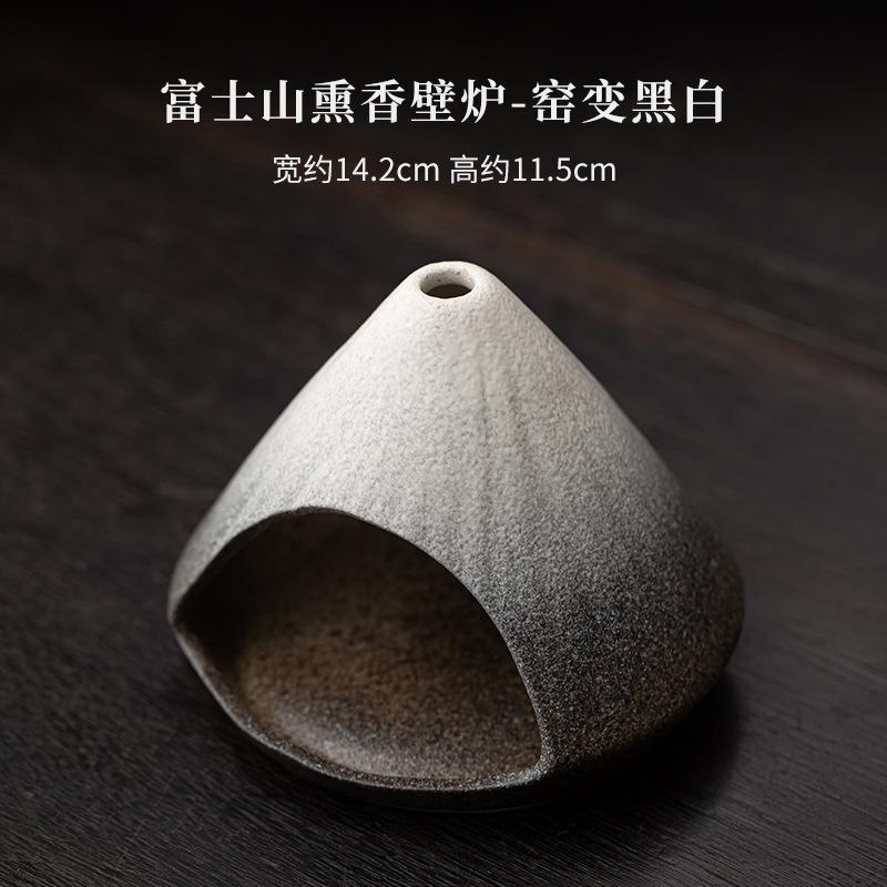 Handmade Ceramic Incense Chimney Cone Incense Burner Mini Palo Santo Fireplace Boho Home Fragrance Minimalist Home Decor