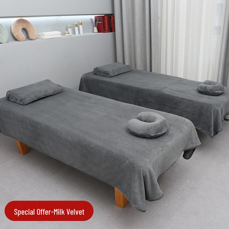 Winter Massage Beauty Salon Milk Velvet Bed Sheet