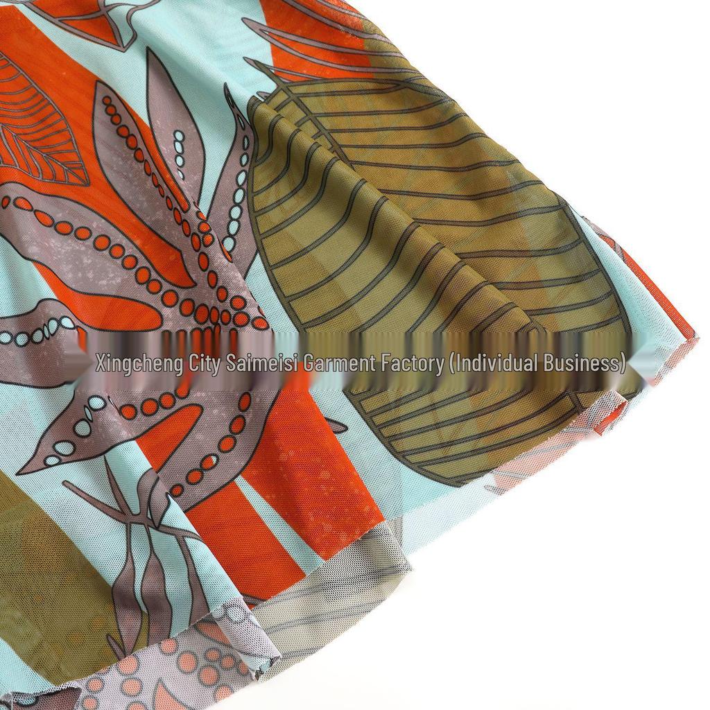 Women's Long Sleeve Sun Protection Bikini Set with European & American Style Shorts