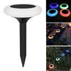 Solar Led Garden Lights Colorful Solar Ground Lights Waterproof Landscape PathWay Floor Lamp Outdoor Decoration Lighting Lantern