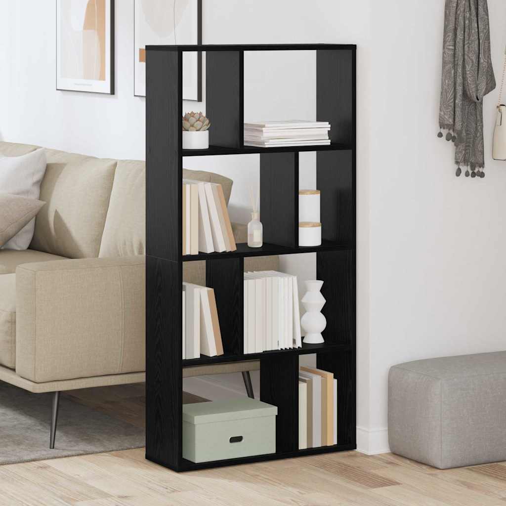 8 Tier Bookshelf 60 x 20 x 120.5 cm Engineered Wood