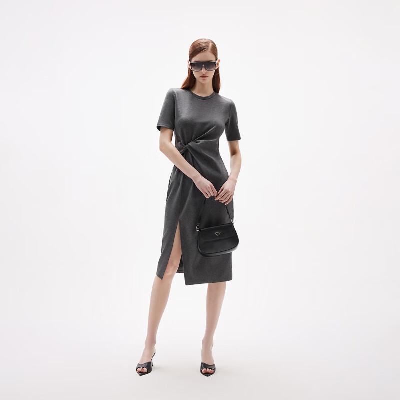 

ONLY Women s 2025 Spring Mid-Length Slit Dress L