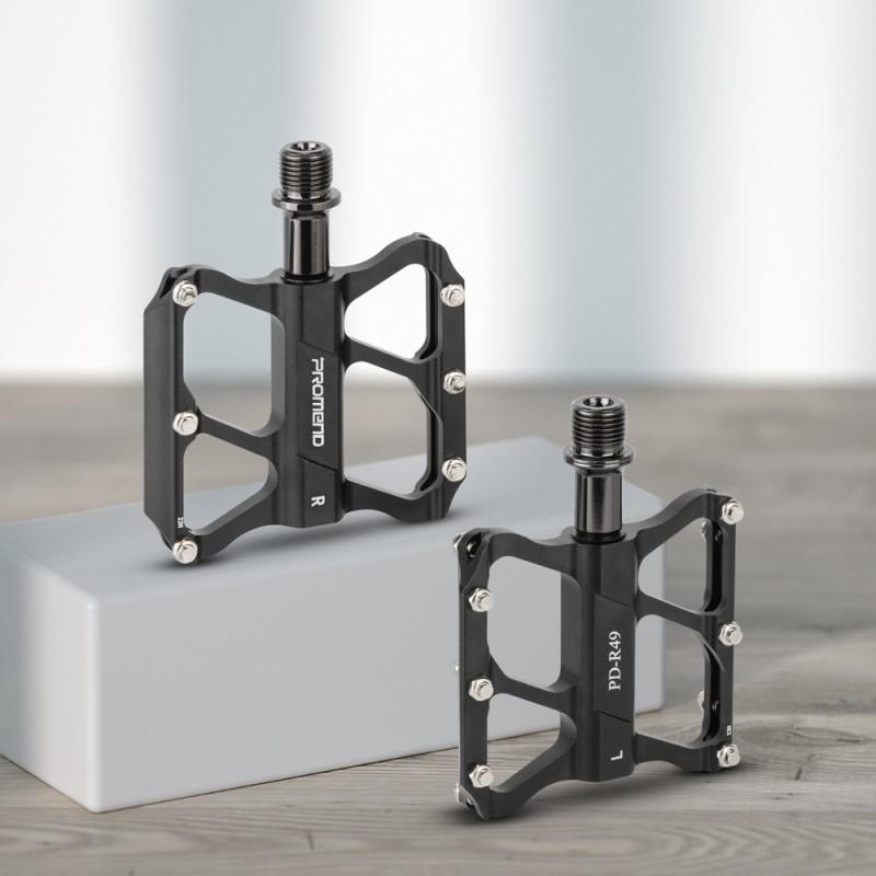 PD-R49 Aluminum Alloy Bicycle Pedals With Sealed Bearing DU Bushing Road Mountain Folding Bikes