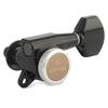 Gotoh Magnum Lock-Trad 6 Inline Guitar Tuners Black/White