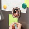 Tree Hole Animal Refrigerator Magnet Wooden Animal Fridge Magnet Home Office Kitchen Cabinet Locker Whiteboard Decoration