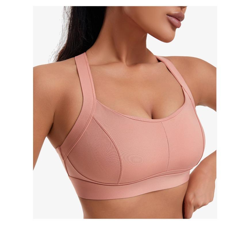 Damen S Sport-BH mit hohem Halt und Kreuzrücken für Fitness, Laufen, Yoga