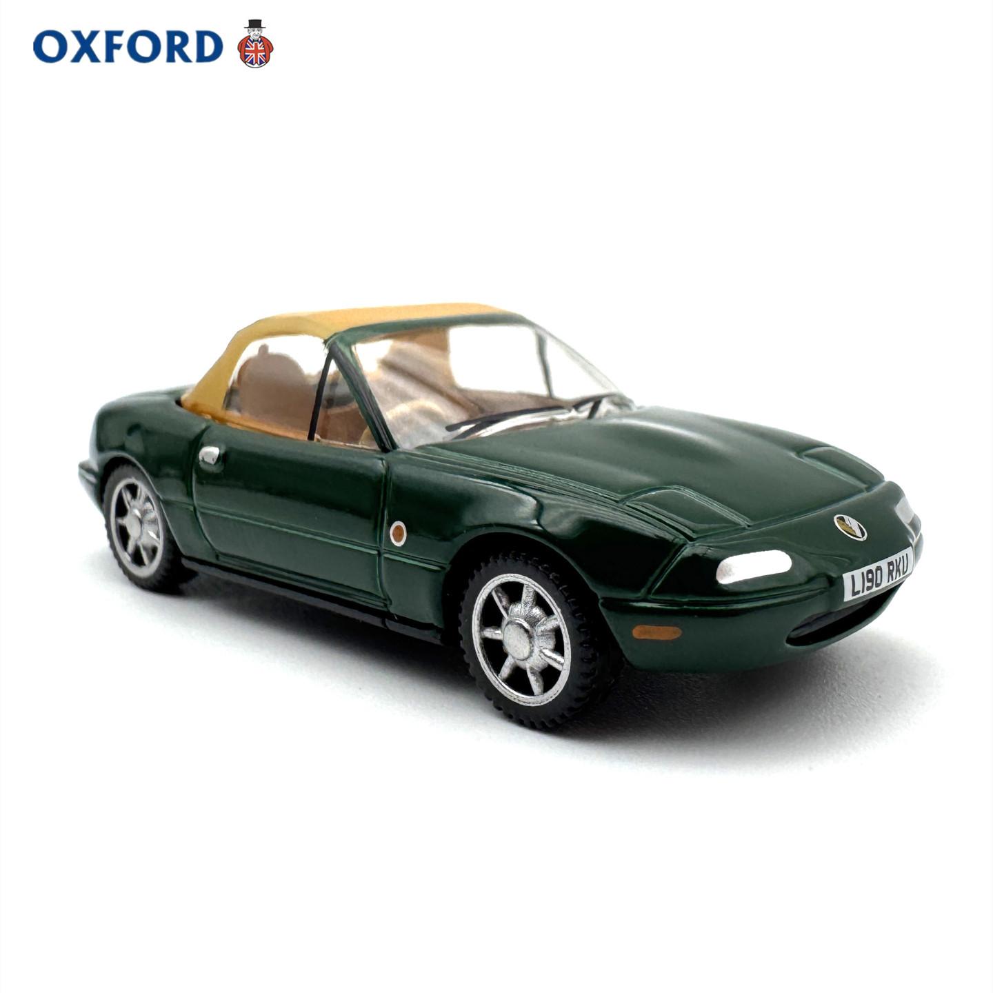 

OXFORD 1:76 Mazda MX5 Alloy Car Diecasts & Toy Vehicles Car Model Miniature Scale Model Car For Children зелёный