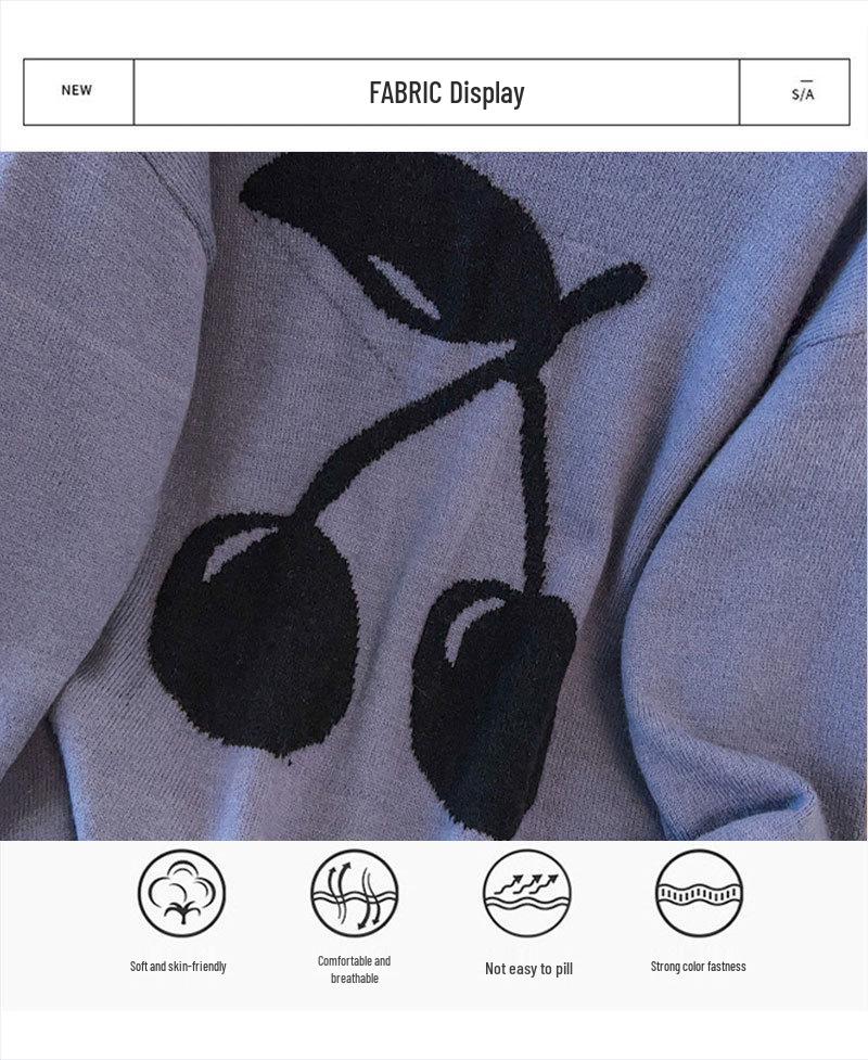 Plus Size Women's Loose Knit Round Neck Pullover Sweater - Fits Bust 150/160 cm, 200-350 Jin