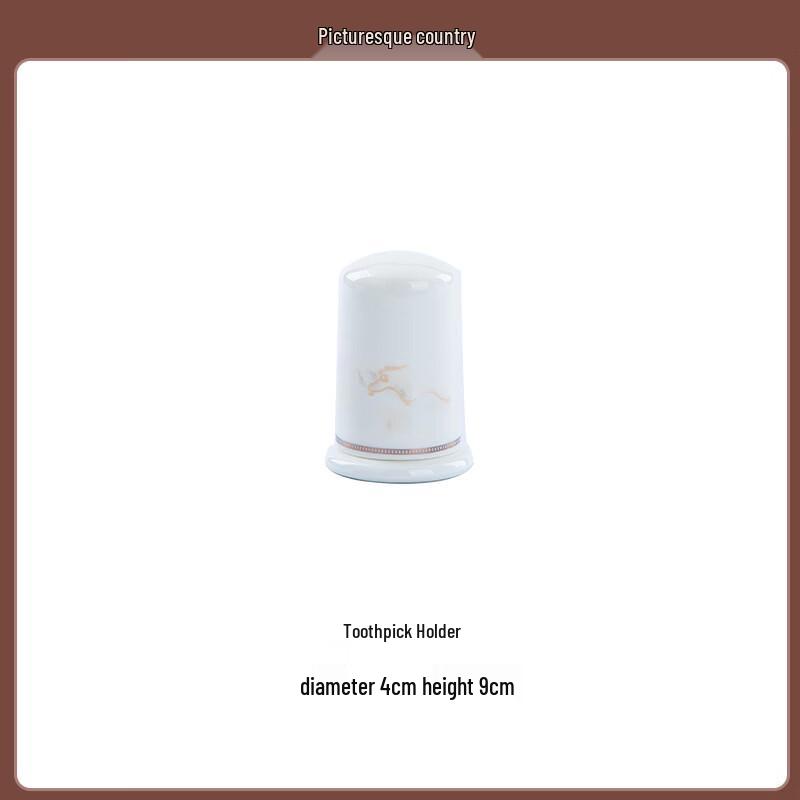 High-End European Bone China Dinnerware Set