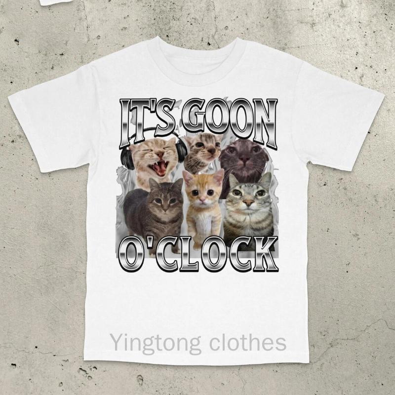 È l'Ora del Goon Maglietta Gatto, Maglietta Gatto Divertente, Maglietta Gatto Ironica, Maglietta Gen Z, Maglietta Gooning, Maglietta Goon, Mai Goon Maglietta