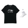 Li Ning Sports Fashion Collection T Shirt Unisex Black ATST633-1