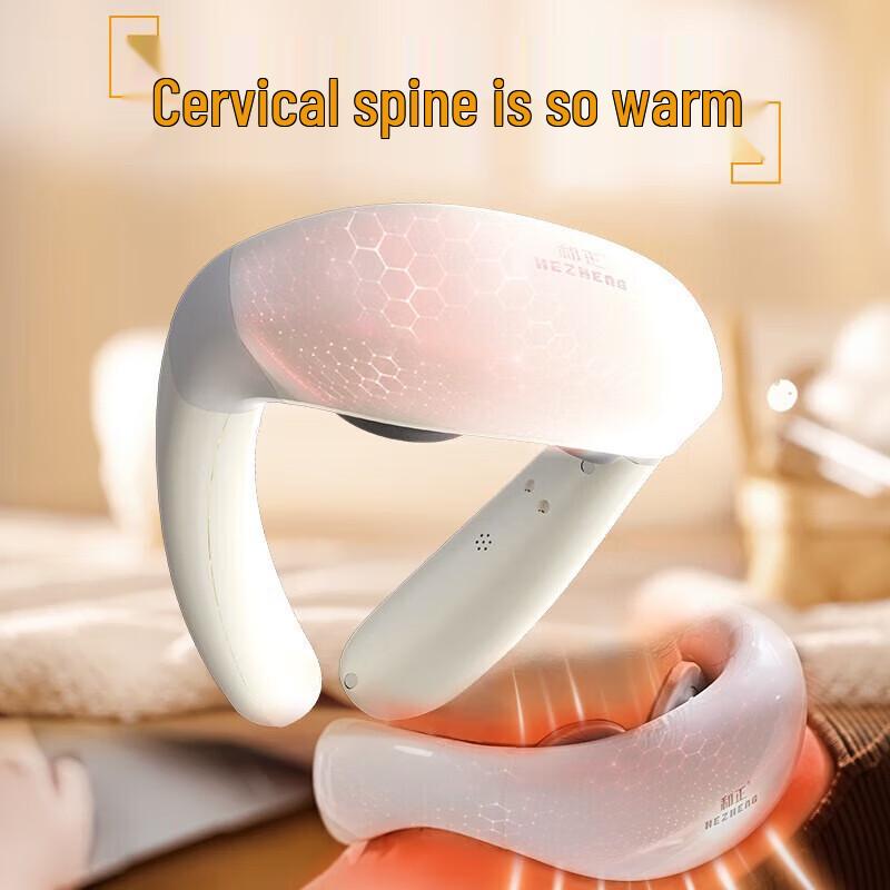 Hozheng Wireless Neck Massager with Heat and Pulse