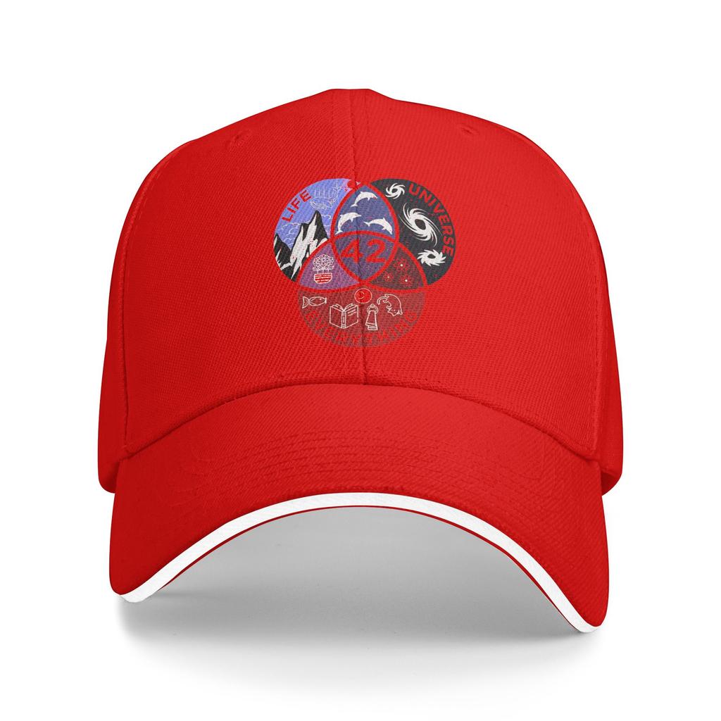 The Answer Life the Universe and Everything Baseball Cap Hip Hop Sandwich Hat Unisex Women Adjustable Caps Hat Running Golf