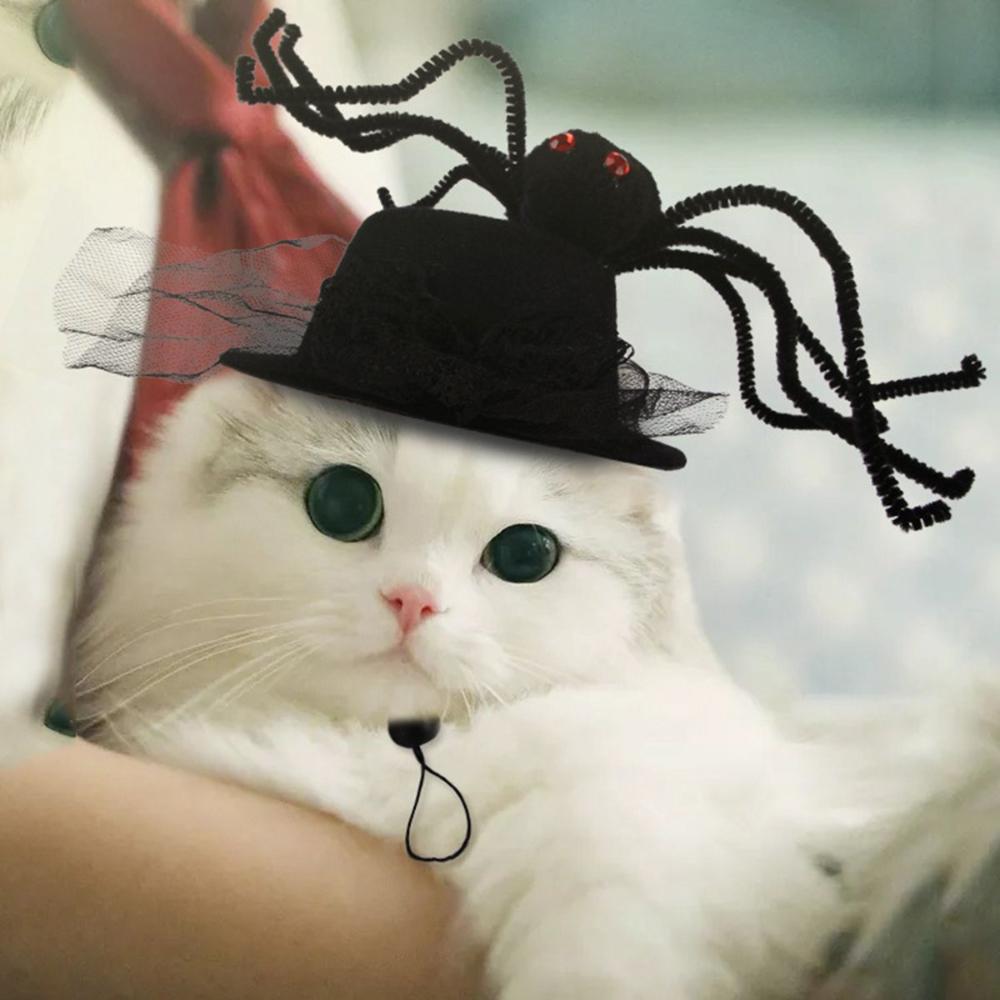 Indoor Adjustable Chin Strap Cute Outdoor Pet Supplies Halloween Cap Dog Visor Hats Cat Costume