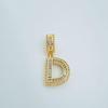 European Rock Candy Necklace: 26-Letter Pendant, Hip Hop Fashion Jewelry Accessories