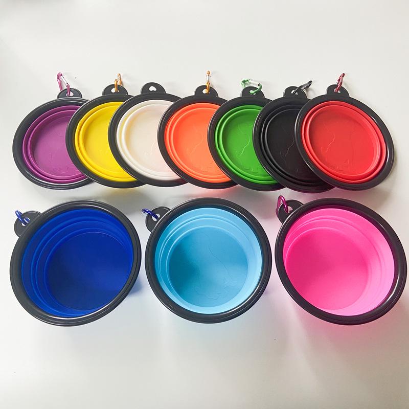 Collapsible Silicone Pet Bowl for Outdoor Travel (Dog & Cat)