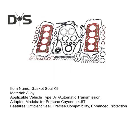 Set de garnituri pentru garnituri de motor pentru Porsche Cayenne S 4.8L V8 Set de garnituri pentru capacul supapei compatibil cu numerele de piesa 94810417305 94810417405 94810593501