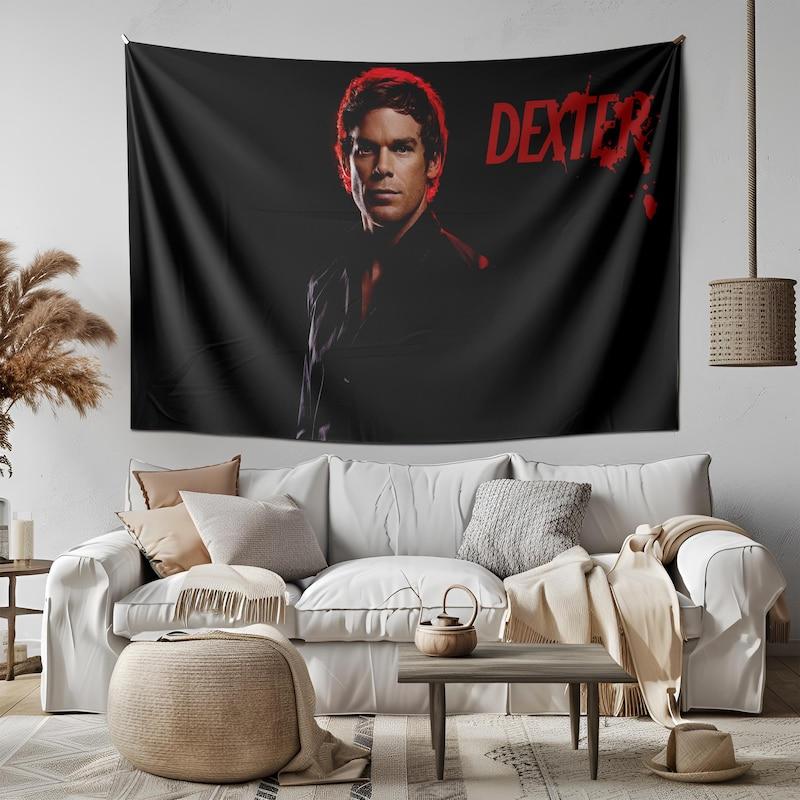 

Tapestry Dexter Wall crime thriller TV 75x100 чёрный