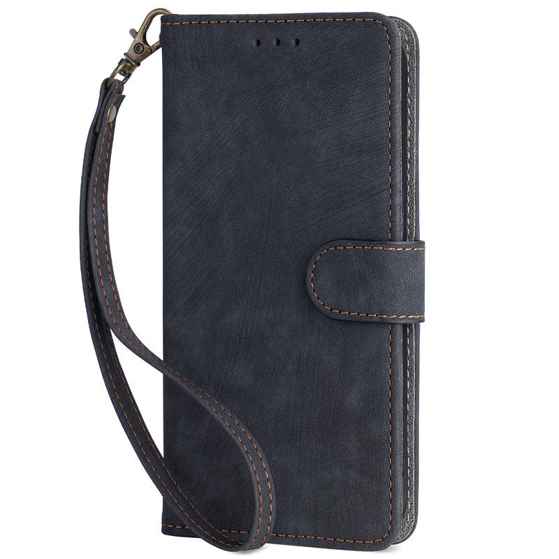 Cooper Cubot P80 Leather Phone Case with Card Slot, Stand, and Lanyard
