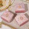 Jewelry Organizer Pink Ring Holder Ring Storage Case Pink Velvet Ring Box Jewelry Box Necklace Box