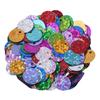 300Pcs 10mm Flat Round Loose Sequins Art Crafts DIY Garment Spangles
