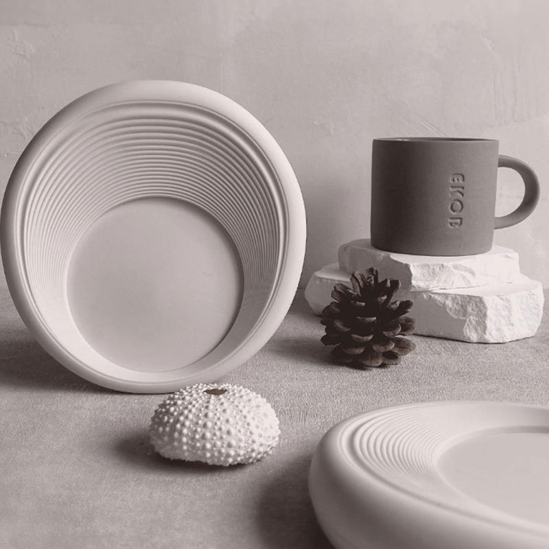 Silicone Heat Insulation Mat Waterproof Coffee Coaster Teas Coffee Cup Tray Home Car Key Storage Trays Easy To Use