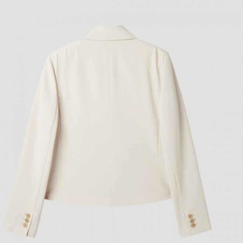 [ShS S miSS] Double breaSted Crop Set Up Jacket SwSjkp22040