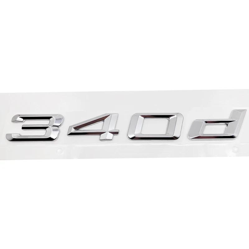 ABS Car Rear Trunk Letters Logo Badge Emblem Sticker For BMW 3 Series 318d 320d 325d 328d 330d 335d E46 E90 E91 F30 F31 F34 G20