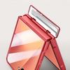 Transparent Acrylic Plating Magnetic Case for Samsung Galaxy Z Flip 7 8 Flip7 Flip8 Hinge Protection Screen Protector Cover