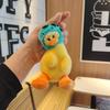 Multicolor Sheep Keychain Ring Plush Alpaca Dolls Key Chain Charm Cute Ring On Bag Car Key Pendant Women Jewelry Accessories