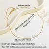 18K Gold Plated Astronaut Pendant Necklace with Drip Oil and Micro-Inlay Design